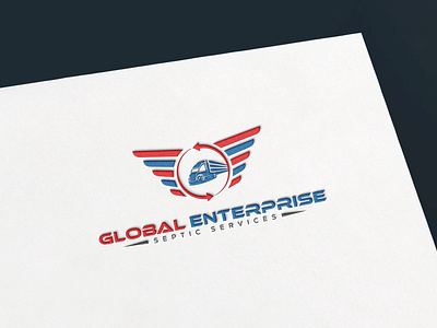Global Enterprise - Logistics Company - Logo Design
