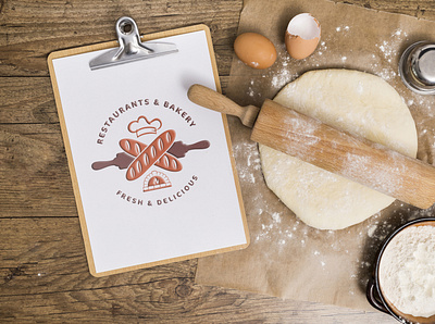 Restaurants & Bakery - Logo Design. bakery baking pastry cakes branding chocolate bread cookies baker sweet creative delicious flat foodie foodies gasm tasty lover graphic design healthy homemade illustration logo design restaurants tasty cooking vector yummy blogger