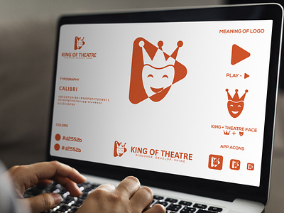 King Of Theatre - Joker Crown - Logo Design.