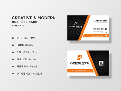 Black pattern business cards design template visiting card design