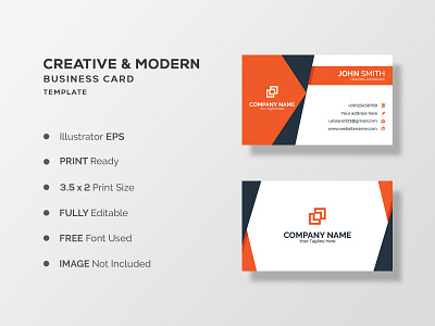 Corporate Colorful Visiting Card Design visiting card design