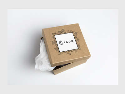 Logo Design - Tado gifts design logo logo design minimal minimal logo package design