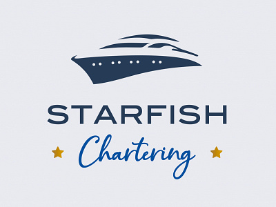 STARFISH Chartering brand and identity brand identity branding branding design charter corporate identity greece logo logo design logotype sea