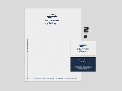 STARFISH Chartering identity branding design greece logo logo design logotype