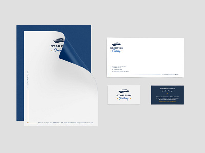 STARFISH Chartering identity branding design greece logo logo design logotype