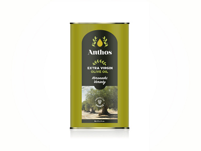 ANTHOS Extra Virgin Olive Oil brand identity branding extra virgin olive oil greece oil olive olive oil packaging