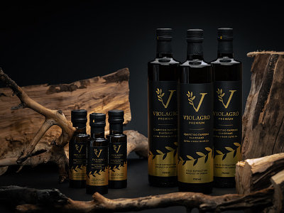 Olive Oil Packaging Design, Greece | Violagro Premium branding design graphic design greece logo logo design logotype oil olive olive oil packaging