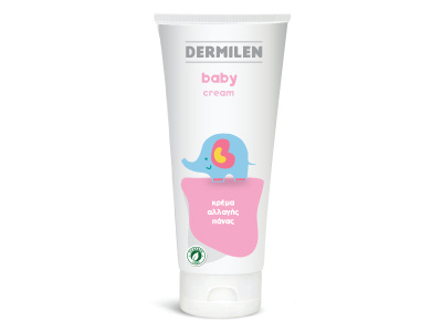 Dermilen // baby cream baby child children cream greece protect shampoo shower soap