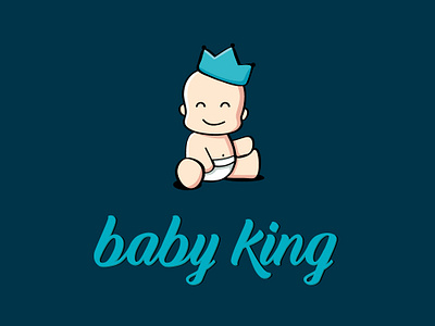 Baby King baby baby king greece king logo logo design logotype