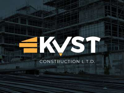 KVST CONSTRUCTION construction construction company cyprus greece logo logodesign logotype