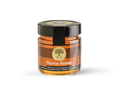 Earthflavors Honey branding crete greece honey packaging thyme honey