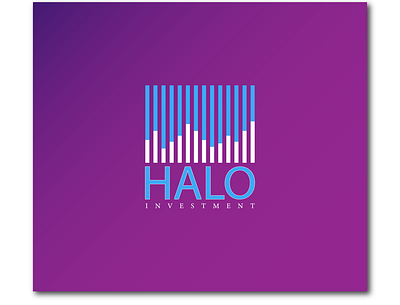 HALO investmentlogo branding design illustration logo minimal vector