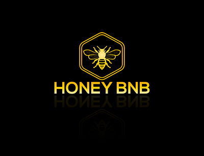 Honey BNB Logo bee logo branding creative logo graphic design honeybee illustration illustrator logo minimal modern logo vector