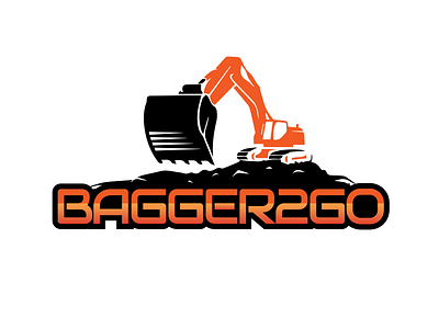 Bagger2Go Logo Design branding graphic design illustration logo minimal