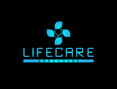 Lifecare warehouse Logo business logo creative logo health logo heart logo lifecare logo medical logo modern logo