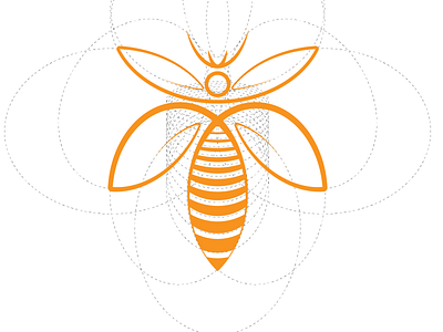 Bee Design For Logo bee branding business logo company logo design graphic design illustration illustrator logo minimal vector