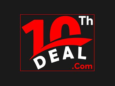 10THDEAL.COM logo Concept branding business logo company logo deal logo shopping logo text logo wordmark logo