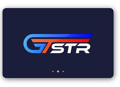 GT STR Logo Design gt logo gtstr logo lettermark logo logo designer text logo