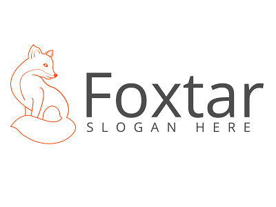 Foxtar Logo Concept business logo fox logo foxtar logo