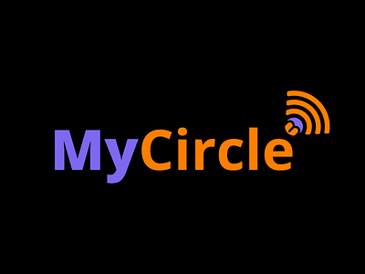 Mycircle Logo Concept mycircle logo tech company logo wifi logo