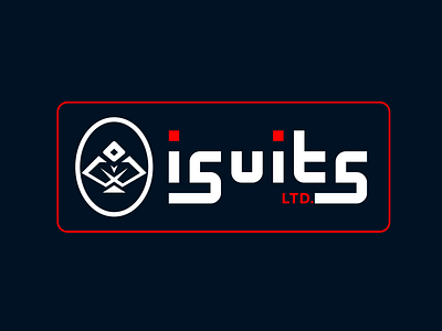 iSuits Ltd Logo Concept clothing business logo fashion logo suits logo wordmark logo