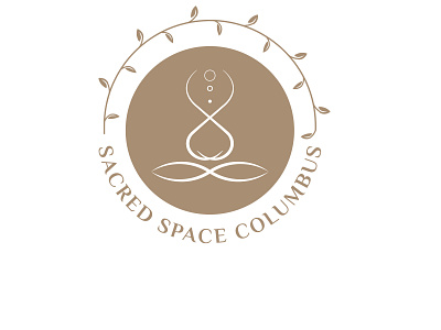 Sacred Space Columbus Logo Concept branding business logo company logo energy healer healing life activation logo personal healing reiki