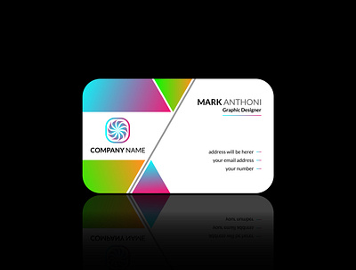 Business Card Design template business card business logo contact card illustration stationary visiting card