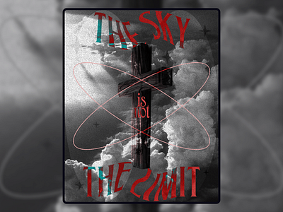 Graphic Design Poster Inspiration ~ Sky is no the Limit