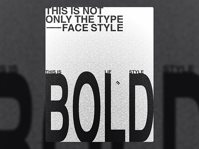 Minimalist Poster Digital Design - BOLD 2022 black and white poster blackandwhite bold design digital design digital poster figma graphic design graphic poster helvetica illustration minimalist minimalist poster plakat poster poster design print typo typography