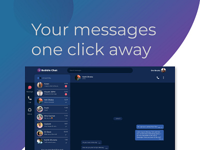 Bubble Chat Dashboard