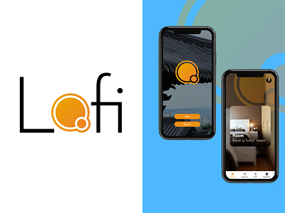 Lofi (Renting Company) app branding design flat illustration logo minimalist typography ui ux
