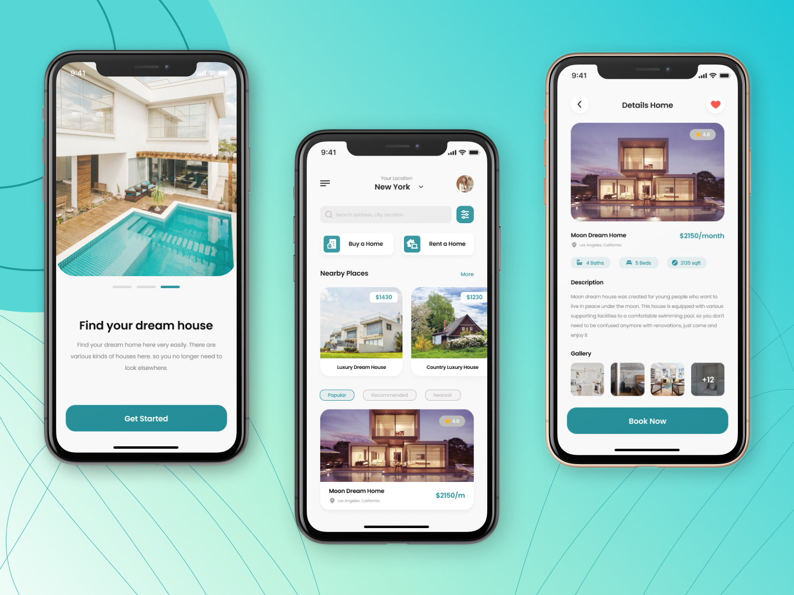 Real Estate Modern Design UI/IX by Chahyo Purnomo Aji on Dribbble