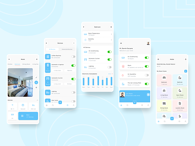 Smart Home Mobile App UI UX