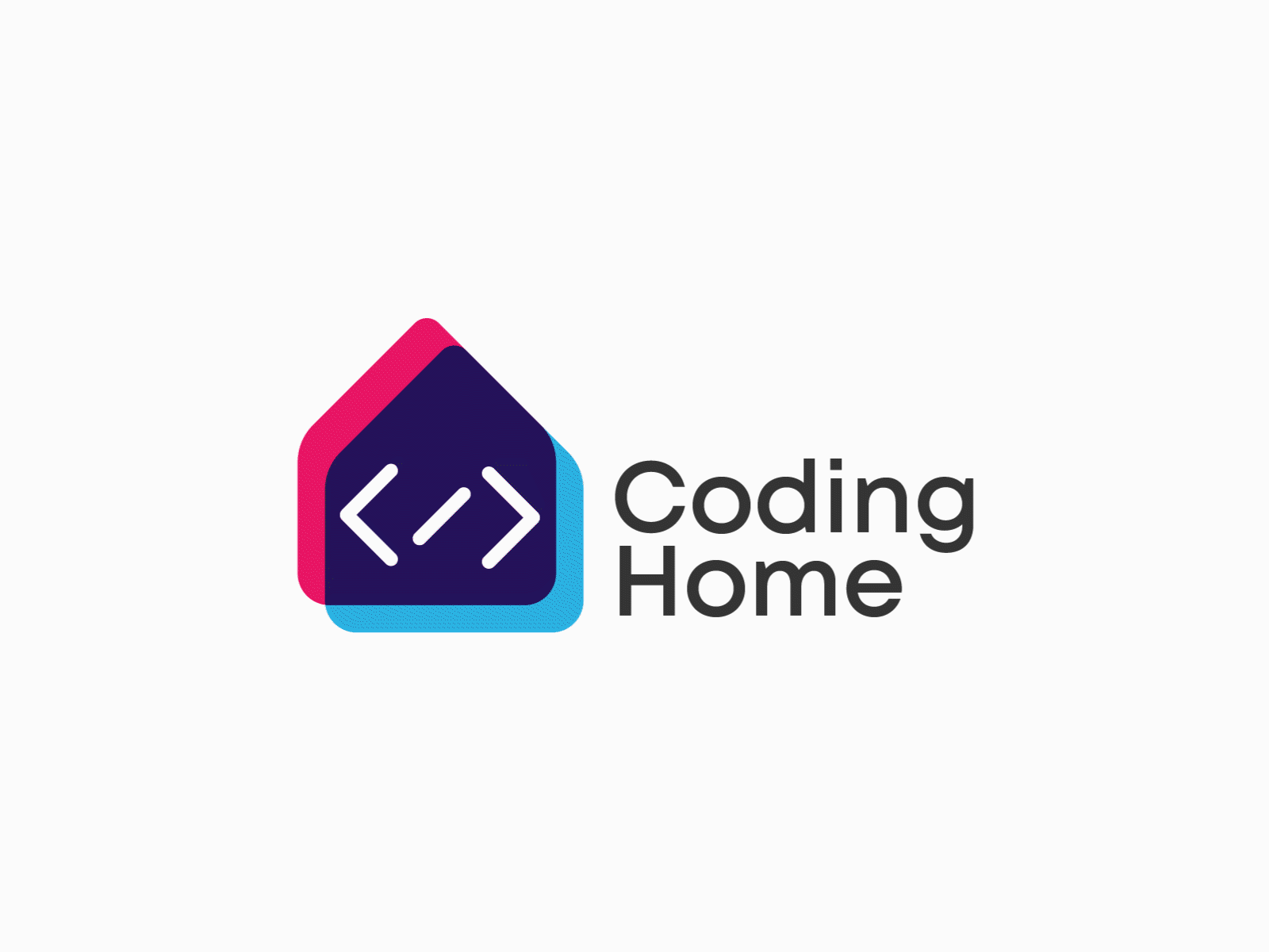 Coding Home branding code coding creativology design home jordan logo mohdnourshahen ux