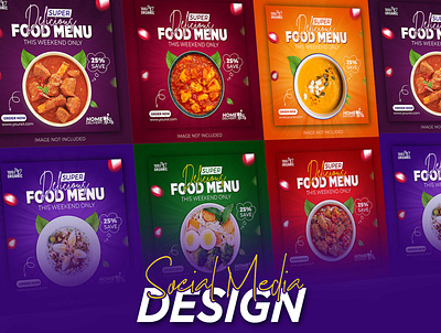 Special Food Social media post design branding carry colorfull background design facbook food banner graphic design post social media social media design