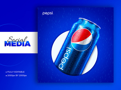 Pepsi Social Media Post Design