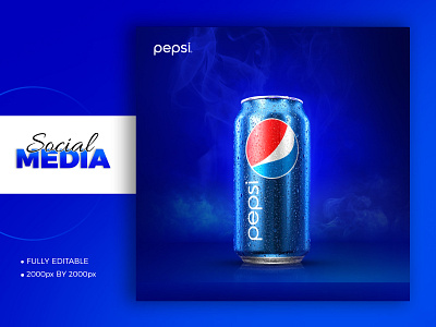 Pepsi Social Media Post Design