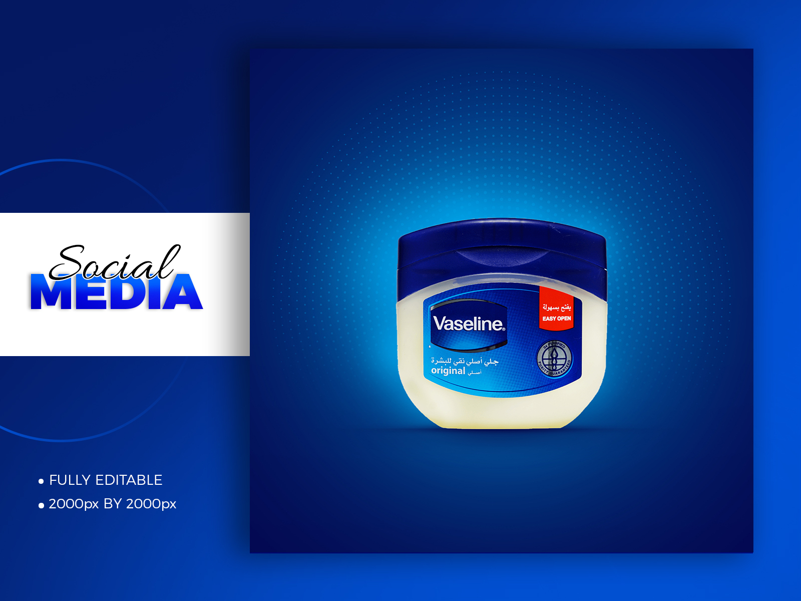 Vaseline Social Media Post Design By NAUFEL TAHMID TANU On Dribbble   Vaseline  Petroleum Jelly Social Media Mockup 4x 