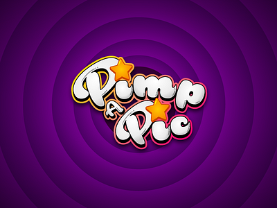 PimpAPic iOS App Logo app cartoon illustration ios logo photo editor pimpapic sticker stickers vector