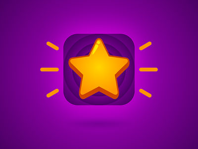 PimpAPic iOS App Icon app icon illustration ios ipad iphone photo editor pimpapic star sticker stickers vector