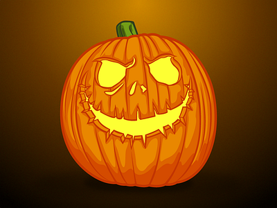 Pumpkin Halloween artwork halloween horror illustration ios pimpapic pumpkin sticker vector zombie