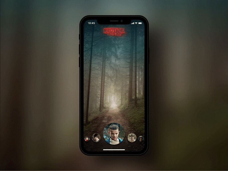 Login To The Upside Down animation interface iphone x iphonex login mobile phone profile stranger things strangerthings upside down upsidedown