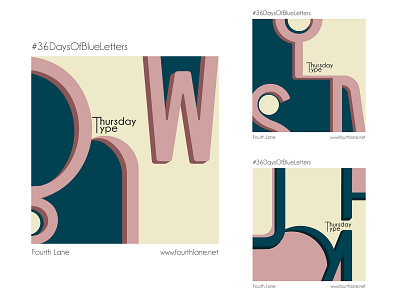 Thursday Type Posters