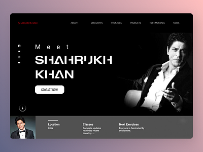 Celebrity Persona Web Design