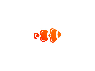 Minimal Fish Logo / Goldfish Logo