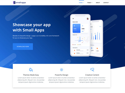 Small apps app landing page
