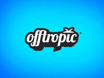 Offtropic Record Label logo vinyl