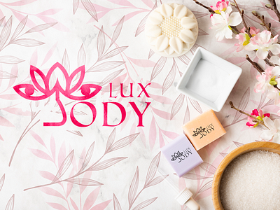 Body lux Logo beauty beauty logo branding design flat flower log flower logo illustration