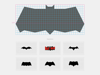 Batman Logo batman construction dc dc comics design graphic graphic design grid grid system icon illustration logo logo construction logo design symbol vector