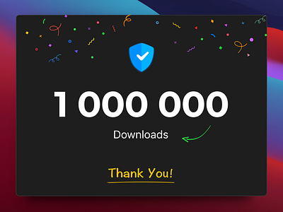 1 Million Downloads
